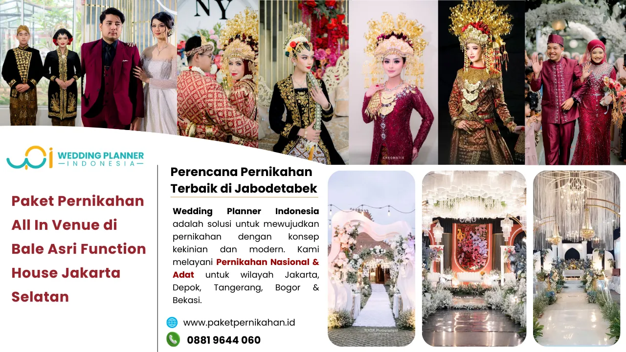 Paket Pernikahan All In Venue di Bale Asri Function House Paket Pernikahan, All In Venue, Gedung Pernikahan Bale Asri Function House