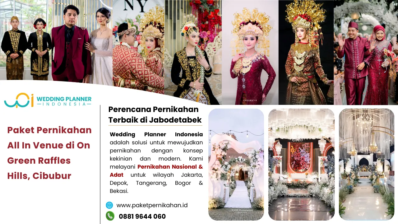 Paket Pernikahan All In Venue di On Green Raffles Hills, Cibubur Paket Pernikahan All In Venue di On Green Raffles Hills, Cibubur