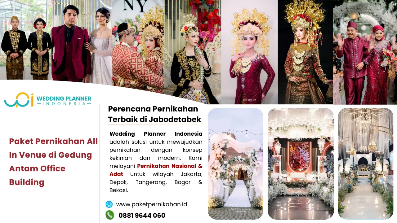 Paket Pernikahan All In Venue di Antam Office Building Paket Pernikahan, All In Venue, Gedung Pernikahan Antam Office Building