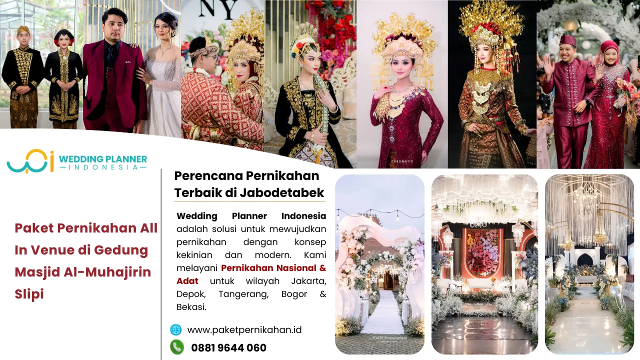 Paket Pernikahan All In Venue di Masjid Al-Muhajirin Slipi (1) Paket Pernikahan, All In Venue, Gedung Pernikahan Masjid Al-Muhajirin Slipi
