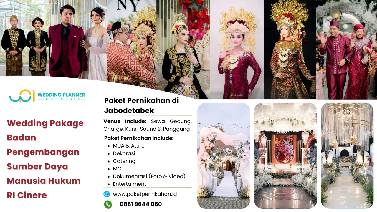 Wedding Package Badan Pengembangan Sumber Daya Manusia Hukum RI Cinere